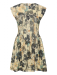 GANNI - Printed Marl Mesh Corset Mini Dress - L&uuml;hikesed kleidid - 38