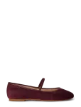 Lauren Ralph Lauren - Jayna Nappa-Trim Suede Mary Jane Flat - Baleriinad - 36