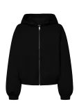 Pieces - Pcbucuba Ls Zipper Scuba Hoodie Act Jrs - Kapuutsiga pusad - XL