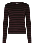 Ganni - Stripe Rib Long-Sleeve - Džemprid - XXS