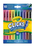 Crayola - Crayola Clicks Retractable Markers 10 Pcs - Kirjatarbed - ONE SIZE