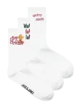 Jack & Jones - Jacxmas Tennis Socks 3 Pack - Tavalised sokid - ONE SIZE