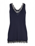 Rosemunde - Rwbillie Sl Lace V-Neck Top - Varrukateta - 42