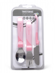 Twistshake - Twistshake Learn Cutlery Stainless Steel - S&ouml;&ouml;giriistad - ONE SIZE