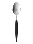 Gense - Spiseske Focus De Luxe 20 Cm Sort/Mat St&aring;l - Supilusikad - ONE SIZE