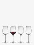 Lyngby Glas - Red Wine Glass Palermo Gold 40 Cl 4 Pcs - Punase veini klaasid - 40 cl