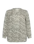 Kaffe Curve - Kcdiana Blouse - Pikkade varrukatega - 44