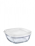 Duralex - Freshbox Square With Lid - Kastid ja konteinerid - 61 cl