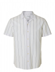 Selected - Slhrelaxsun Shirt Ss Resort - L&uuml;hikeste varrukatega - L