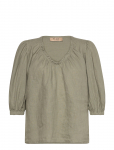MOS MOSH - Mmtaissa Linen Blouse - L&uuml;hikeste varrukatega - XS