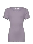 Rosemunde Kids - Rkbalta Modal Ss Lace T-Shirt - L&uuml;hikeste varrukatega - 164