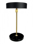 Dyberg Larsen - Moonlight Led Bordlampe Sort - Laualambid - H28.5CM