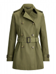Lauren Ralph Lauren - Double-Breasted Cotton-Blend Trench Coat - Vihmamantlid - XL