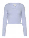 Monki - Fluffy Knitted Boat Neck Sweater - Džemprid - S
