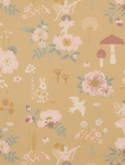 Majvillan - Wallpaper Old Garden Mellow Yellow - Wallpapers - 1005X 53CM