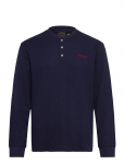 Polo Ralph Lauren - Waffle-Knit Henley Sleep Shirt - Pyjama Tops - XL