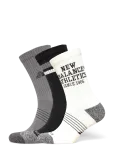 New Balance - Active Graphic Crew Socks 3 Pack - Spordisokid - S