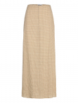Hope - Read Skirt Beige Check Voile - Maksiseelikud - 42