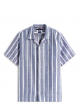 Tommy Hilfiger - Linen Blend Striped Ss Rf Shirt - L&uuml;hikeste varrukatega s&auml;rgid - XS