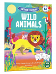 Eeboo - Learn To Draw - Wild Animals - V&auml;rvimis- ja meisterdamisraamatud - ONE SIZE