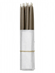 Broste Copenhagen - Smooth Taper Candle - Sammask&uuml;&uuml;nlad - &Oslash; 1.2 CM