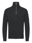 Lindbergh - Lambswool Half Zip Knit Oversize Collar - Poolpika lukuga džemprid - S