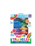 Ooly - Jumbo Crayons 12 Pcs - Happy Triangles - Pliiatsid - ONE SIZE