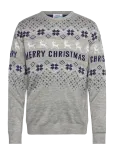 Happy Seasons - The Santa Christmas Sweater Grey - &Uuml;mara kaelusega - S