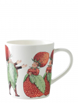 Design House Stockholm - The Strawberry Family Mug With Handle - Kohvitassid - 40 CL