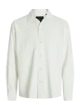 Jack & Jones - Jprblatrend Jacquard L/S Shirt Styd Aw24 - Vabaaja s&auml;rgid - M