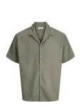 Jack & Jones - Jjeharrison Resort Shirt Ss Sn - Vabaaja s&auml;rgid - L