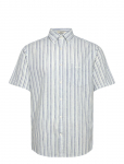 Gant - Reg Cotton Linen Stripe Ss Shirt - L&uuml;hikeste varrukatega s&auml;rgid - XL