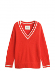 Gant - Contrast Cotton V-Neck - V-kaelusega - XS