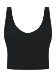 Bj&ouml;rn Borg - Studio Ribbed V-Neck Top - Spordi varrukateta l&uuml;hikesed topid - XS