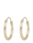 SN&Ouml; Of Sweden - Honey Sparkling Ring Ear 18Mm Plain G - Onesize - R&otilde;ngad - ONE SIZE