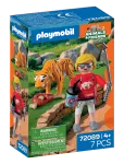 PLAYMOBIL - Zoo: Tiger Og Bes&oslash;gende - Playmobil Animals & Friends - ONE SIZE