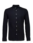 Lindbergh - M&eacute;lange Brushed Shirt L/S - Regular - Vabaaja s&auml;rgid - M