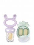 Haakaa - Haakaa Food Feeder + Mini Nibble Tray - Lavender - Beebitoidu konteinerid - ONE SIZE