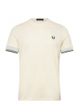 Fred Perry - Twin Tipped Cuff T-Shirt - L&uuml;hikeste varrukatega - XS
