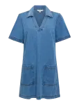 French Connection - Archie Denim Patch Pocket Mini - L&uuml;hikesed kleidid - S