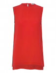 Closed - Slit Top Shirts & Blouses Fiery Red - Varrukateta - XL