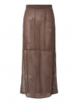 YAS - Yasnura Mesh Hw Ankle Skirt - Fest - Maksiseelikud - 40