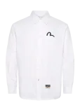 Evisu - Ht, Ls Oxford Shirt W/ Black Seagull Print - Oxfordi s&auml;rgid - M