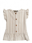 Hanevild - Striped Frilled Top - Pluusid ja tuunikad - 110/116