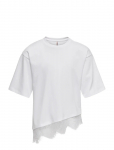 Kids Only - Kogkamil S/S Assymetric Lace Tee Jrs - L&uuml;hikeste varrukatega - 158-164