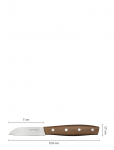 Fiskars - Folken Peeling Knife 7Cm Fsc - K&ouml;&ouml;giviljanoad - 7 CM