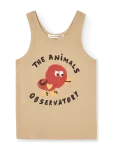 THE ANIMALS OBSERVATORY - Frog Kid Tank Top Soft Pink - Varrukateta - 116