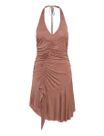Monki - Ruched Halter Mini Dress - L&uuml;hikesed kleidid - XXS