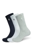 Polo Ralph Lauren - Embroidered Pony Crew Sock 3-Pack - Tavalised sokid - 38-42