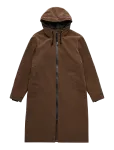 Stutterheim - Stockholm Long Winter Matte Dark Brown - Vihmamantlid - XXL